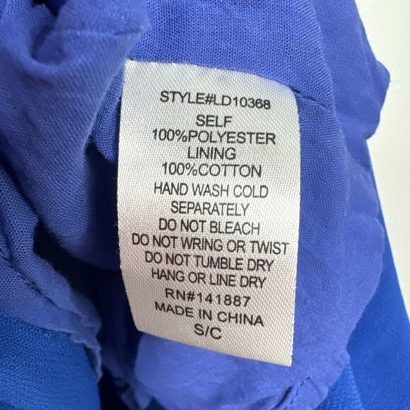 C. Luce Sz Small Sleeveless Maxi Dress Geometric Sundress - Picture 7 of 7